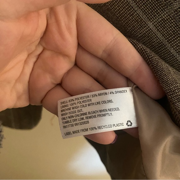 a new day Plaid Longline Blazer 16 - Picture 5 of 6